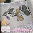 Matriz floral para bordar