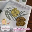 Matriz floral para bordar