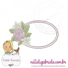 Matriz de Bordado Moldura NG23 - 26cm