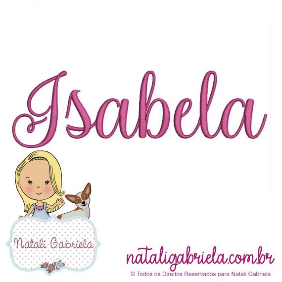 Matriz de bordado Isadora