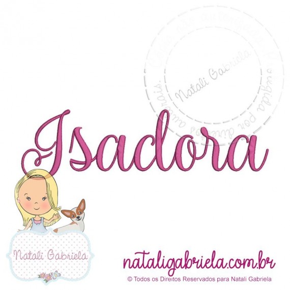 Matriz de bordado Isadora