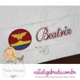 Matriz de super heroina para bordar à máquina.