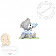 Bordado de Ursinho para bebê.