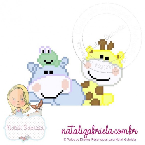 Matriz de bichinhos para bordar à máquina.