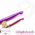 Agulha de crochê alumínio - 3 mm