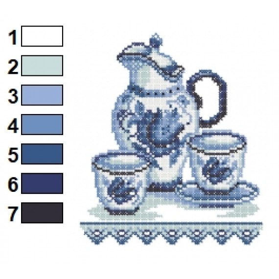 Amostra de cores Cozinha Blue PXNG1