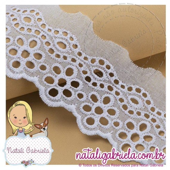 Bordado Inglês de Algodão - 5cm BA015-050 137
