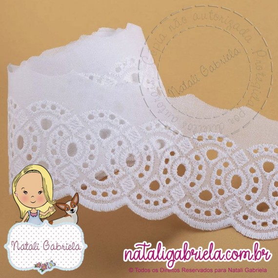 Bordado Inglês de Algodão - 5cm BA016-055 137