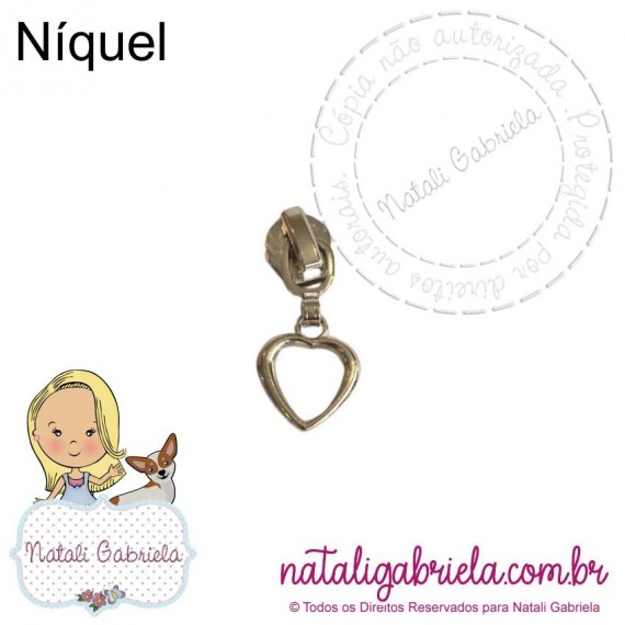 Cursor de zíper Coração N.5 NG1