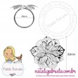 Porta Guardanapo metal - Flor Natal NG1