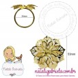 Porta Guardanapo metal - Flor Natal NG1
