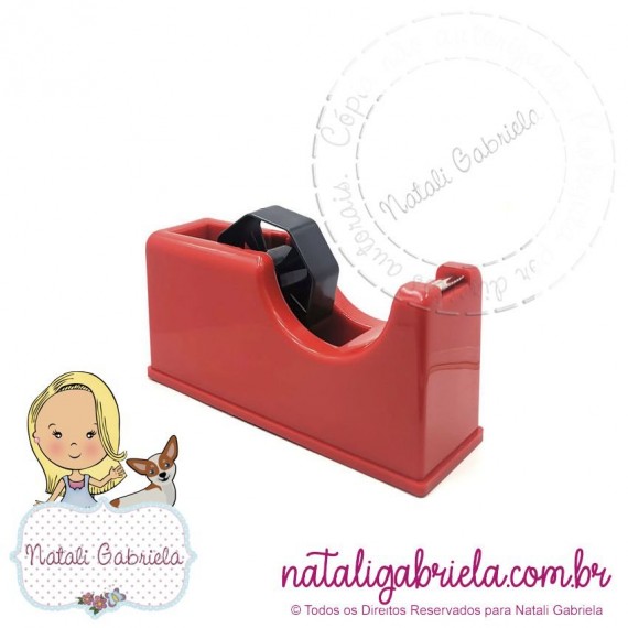 Suporte para fita adesiva - 19,8cm x 10cm