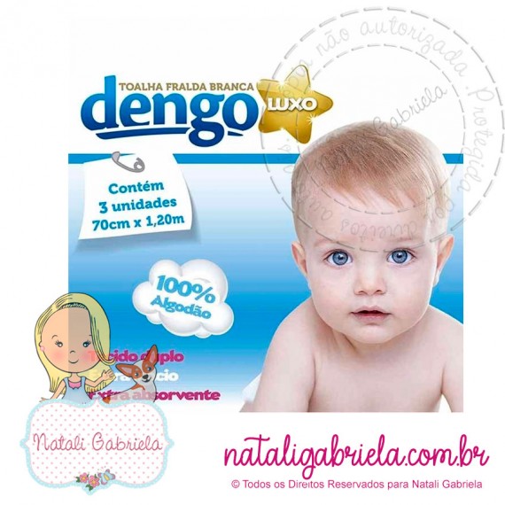 Toalha Fralda Dengo Luxo Lisa