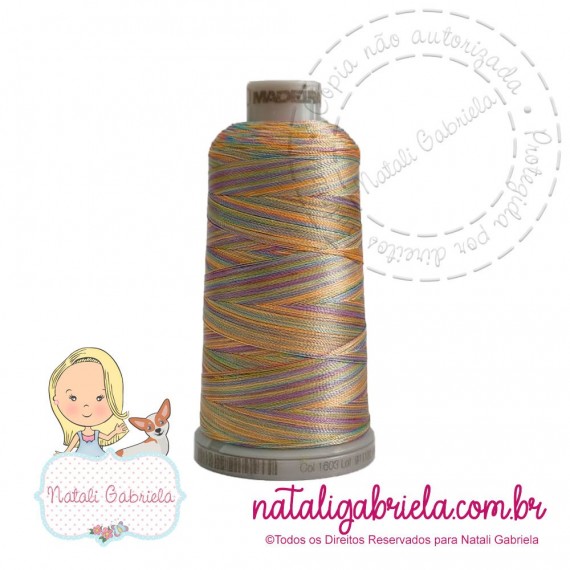 Linha Madeira Matizada Polyneon 40 - 1000 metros 1603