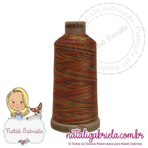 Linha Madeira Matizada Polyneon 40 - 1000 metros 1605