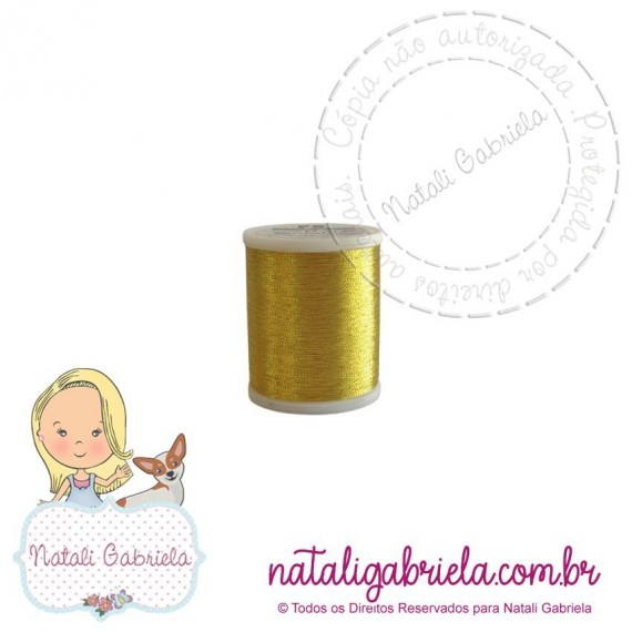 Fio Metálico Madeira FS 40 - Dourado 4006
