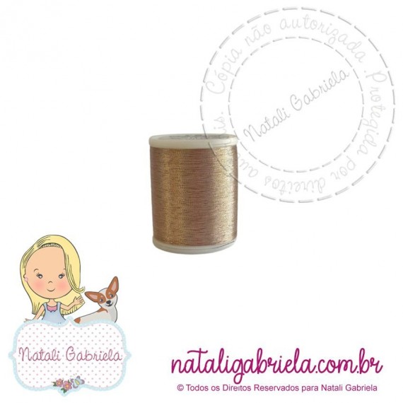 Fio Metálico Madeira FS 40 - Rose Gold 4027