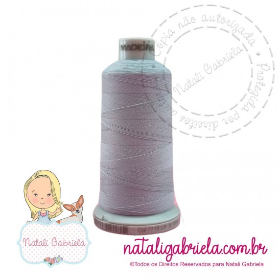 Linha Madeira Fosca 1000 metros CINZA 7718