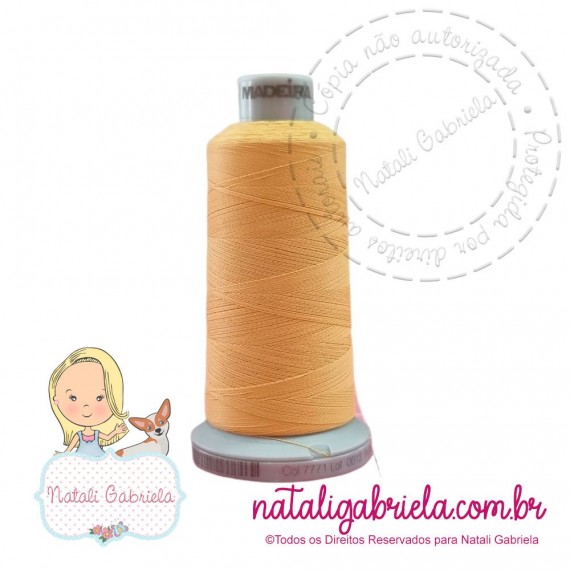 Linha Madeira Fosca 1000 metros AMARELO 7771