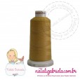 Linha madeira fosca para bordado.