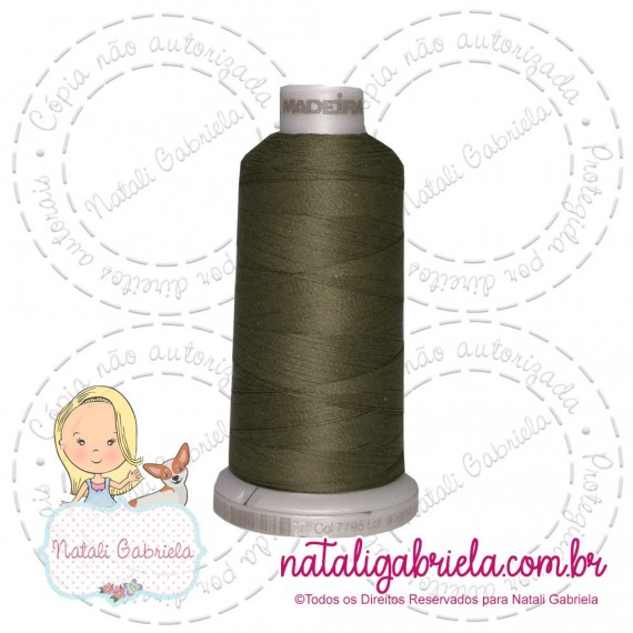Linha Madeira Fosca 1000 metros VERDE 7795