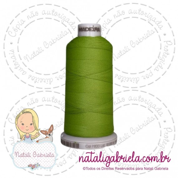 Linha Madeira Fosca 1000 metros VERDE 7833