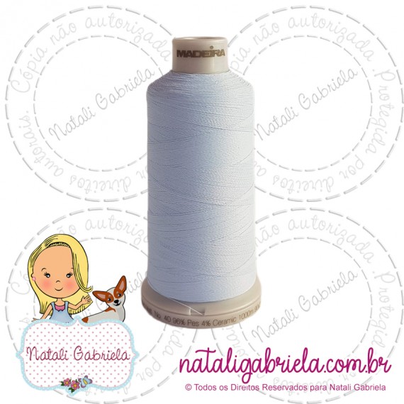 Linha Madeira Fosca 1000 metros AZUL 7628