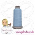 Linha madeira fosca para bordado.