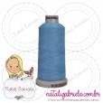Linha madeira fosca para bordado.
