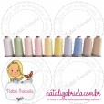 Linha madeira fosca para bordado.
