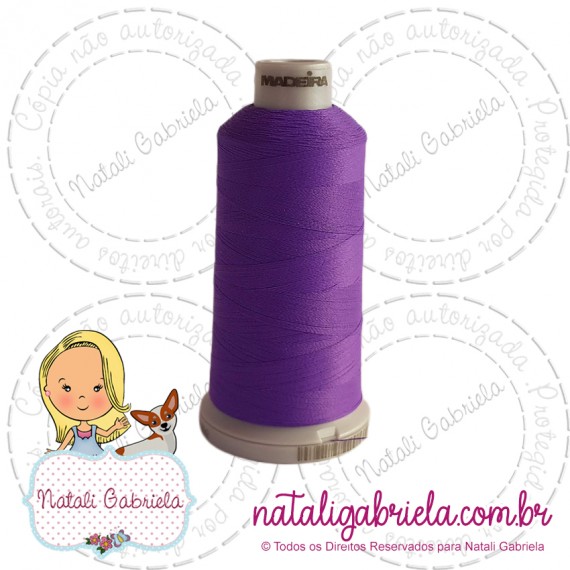 Linha Madeira Fosca 1000 metros LAVANDA 7832