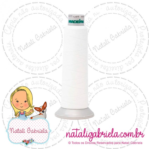 Linha Madeira Fosca 2500 metros BRANCA 7801