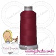 Linha madeira fosca para bordado.