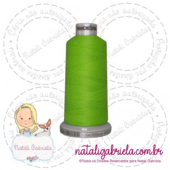 Linha Madeira Fosca 1000 metros VERDE 7649