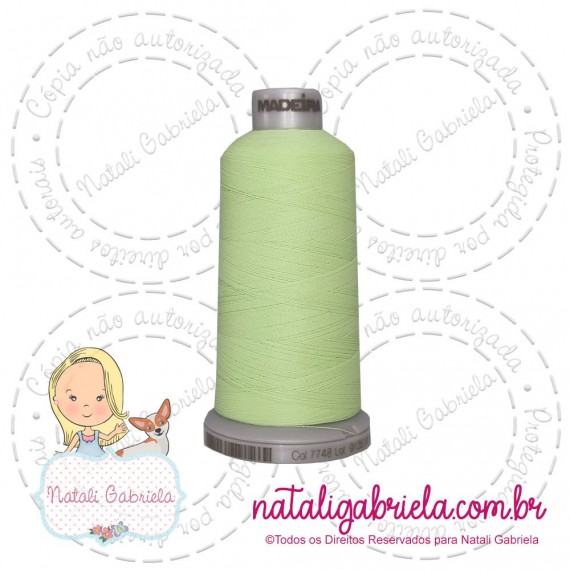 Linha Madeira Fosca 1000 metros VERDE 7748