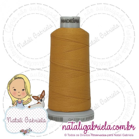 Linha Madeira Fosca 1000 metros OCRE 7791