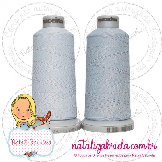 Par Linhas Madeira 1000 metros GREY 1