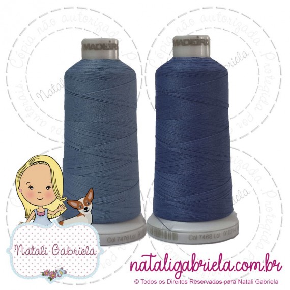 Par Linhas Madeira 1000 metros JEANS