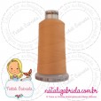 Linha madeira fosca para bordado.