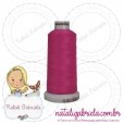 Linha madeira fosca para bordado.