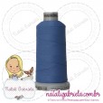 Linha madeira fosca para bordado.
