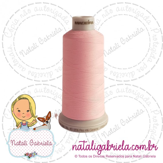Linha Madeira Fosca 1000 metros ROSA 7310