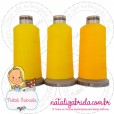 Linha madeira fosca para bordado.