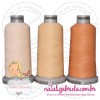 Linha madeira fosca para bordado.