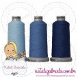 Linha madeira fosca para bordado.