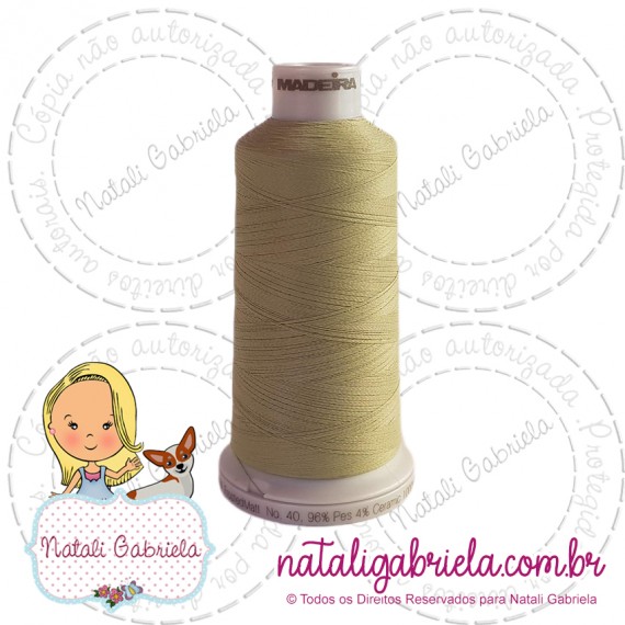Linha Madeira Fosca 1000 metros VERDE MALVA 7969