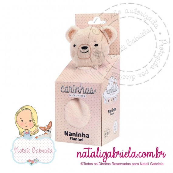 Naninha Flannel Ursinho 30x35