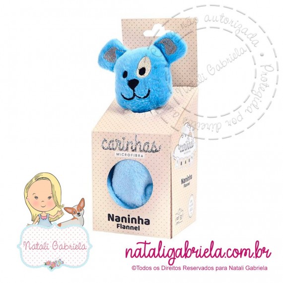 Naninha Flannel Cachorrinho 30x35