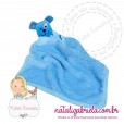 Naninha Flannel Cachorrinho Com Prendedor de Chupeta
