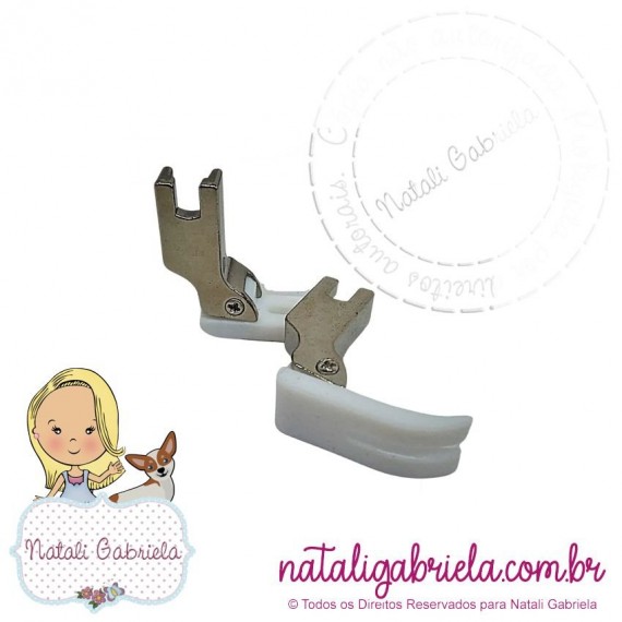 Calcador Teflon Reta Industrial Pesada T-351